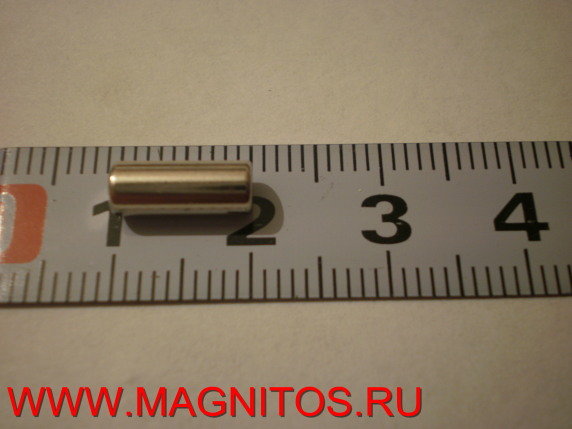 Неодимовый магнит пруток П-04-08-BNi-DN